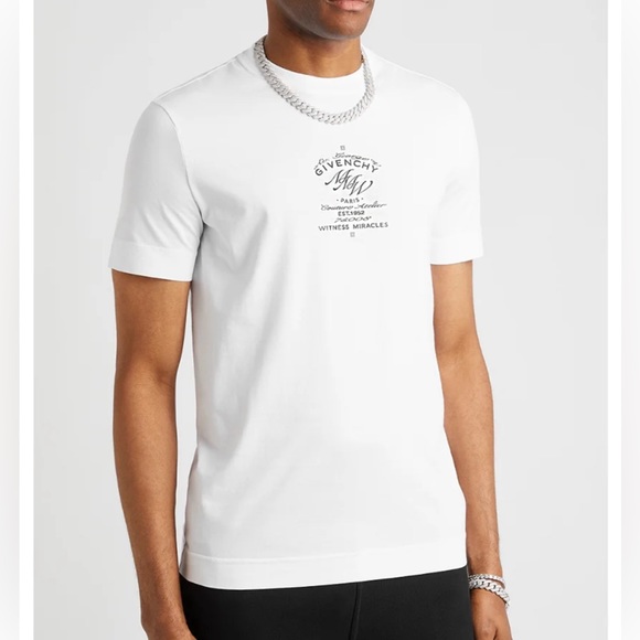 Givenchy Other - Givenchy MMW print cotton T-shirt size Small New Without Tags unisex Authentic